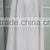 Modern Chinese White Cotton Nightdress
