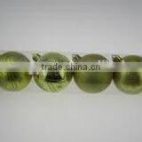 Plastic Christmas Decoration/Gold Xmas Ball thumbnail-1