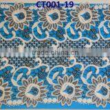 2015Hot Selling Fashion Golden Lace Trim for Party Wedding Dress OEM CT001-19 thumbnail-1