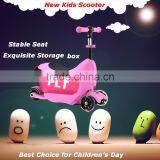 Popular Design 3 in 1 Kids Kick Scooter With Storage Box and Stable Seat thumbnail-4