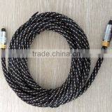 Digital Optical Audio Toslink Cable With Nylon Mesh High Quality