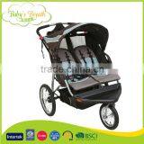 BS-56A 5 Point Safety Belt Luxury Baby Pram Stroller China, Double Baby Jogger Made in China thumbnail-5