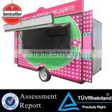 2015 HOT SALES BEST QUALITY salamander grill food car food car with big wheels food car on wheels