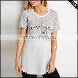 Hot Basic T-shirt 100% Sure T-shirt With Zipper T-shirt Printing