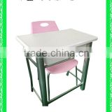 elementary attached school desk with chairs HXZY036