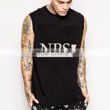 Custom Fashion Design Printed Wholesale Mens 100% Cotton Gym Tank Top