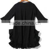 2016 Summer Flounced Relaxed New Model Girl Latest Net Dress Design for Women thumbnail-6