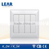 Knight series 4 gang wall switch