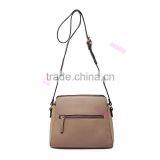Vintage Personalized Contrast Color With Metal Ornament Front Design Leather Shoulder Messenger Bag thumbnail-4