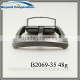 35mm Brush Gun Metal Nickel-free Whole Brushed Clip-clasp Belt Buckle thumbnail-5