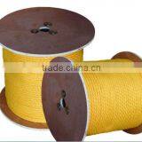 3 Strand Twisted Poly Ropes in Yellow and Black Color thumbnail-4