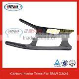 For BMW X Series Cabon Fiber Interior Trims X3 X4 Interior Dash Kit thumbnail-2