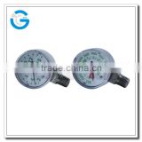 High quality chrome color bottom mounted Medical Oxygen Manometer