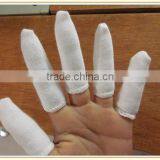 Clean Room Dust Free White ESD Cotton Finger Cot thumbnail-1