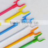 Striped PVC cover cloth hanger fork with high quanlity and competitive price