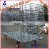 Warehouse Storage Cage Mesh Security Wire Cage Metal Bin Storage Cage Factory Supplier