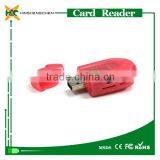 High Speed Transparent Car Shape Card Reader Support tf sd Memory Card thumbnail-2