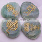 Green Aventurine Heart REIKI Set : Healing Crystals PRIME AGATE EXPORTS : KHAMBHAT GEMS : INDIA thumbnail-1