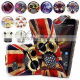 For Sony Xperia M C1905 High Quality Print Flip PU Leather Case Cover Moible Phone Case thumbnail-2