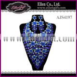 Dubai Crystal Necklace Jewelry Set AJS4197