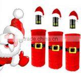 Christmas Decorative Wine Bottle Bag / Table Dinner Christmas Decoration / Christmas Bottle Sets thumbnail-3