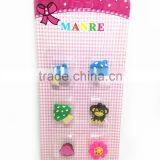 Cute Plant Shaped Rubber Shoe Charm Wholesale Soft PVC Kids Shoe Buckle