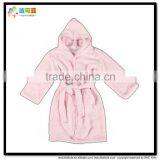 BKD plain cotton towel kids bathrobe