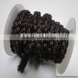 Braided Leather Round Braided Leather Cord thumbnail-1