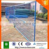Manufactures in Canada Yellow Color Pvc Coated Welded Temporary Fence