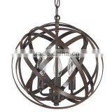 Russet Axis 3 Light Full Sized Globe Pendant thumbnail-1