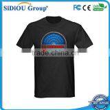 2014 Wholesale el T-shirt Sound Activated Flashing t Shirt