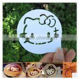 Heart Style Fancy Happy Birthday Cake Spray Mold / Coffee Tiramisu Spray Mold,Cake Stencils thumbnail-3