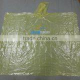 One Position Printed Disposible Rain Poncho thumbnail-4