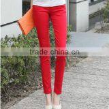 The New Models of Color Candy Colored Jeans Female Feet Pencil Pants Trousers thumbnail-1