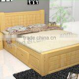 soild pine wood children bed storage bed