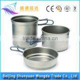T Sharp Titanium Bowl 300ml and Titanium Pan for Outdoor Cooking Set thumbnail-4