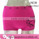 Lady Women's Seamless Underwear Bamboo Fiber Underpants Non-trace Underwear Breathable underwear Panty Pattern Boyshorts