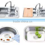 MDF Kitchen Cabinet With Kitchen Faucet, Lacquer Ktichen Cabinet thumbnail-6