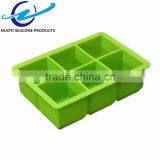 6 Cavities High Quality Large Ice Cube Tray Silicone thumbnail-1