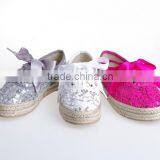 Espadrilles for Kids With Lace-up Style 2016ss New Glitter Lace thumbnail-4