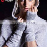 Erdos Cashmere Woolen Hand Fingerless Gloves for Girls thumbnail-1