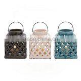 Ceramic Lantern, 3 Assorted, 7 by 9inch thumbnail-1