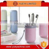 Wheat Straw Style Portable Travel Toothbrush Cup Toothbrush Toothpaste Storage Wash Cup thumbnail-1