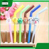 Promotional Wholesale Cheap Funny School Office Stationery Mini Plastic Straw Roller Ball Point Pen thumbnail-4
