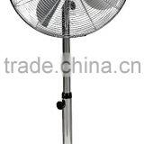 Deco Style Angelique 16" Retro Standing Fan - Antique Silver thumbnail-1