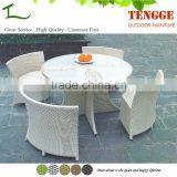 Garden Furniture Outdoor Rattan Dinning Table and 4 Chairs thumbnail-1