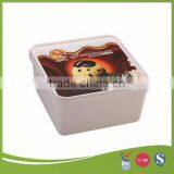 2L IML Plastic Ice Cream Container With Square Shape thumbnail-1