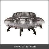 Outdoor Park Bench Steel Frame thumbnail-2