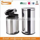 Foot Pedal Two Compartments Stainless Steel Recycle Bin thumbnail-4