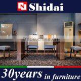 HOT SALE Walnut Veneer Modern Wooden Dining Table Set A-18RE thumbnail-5